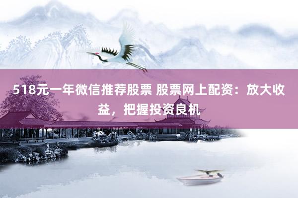 518元一年微信推荐股票 股票网上配资：放大收益，把握投资良机