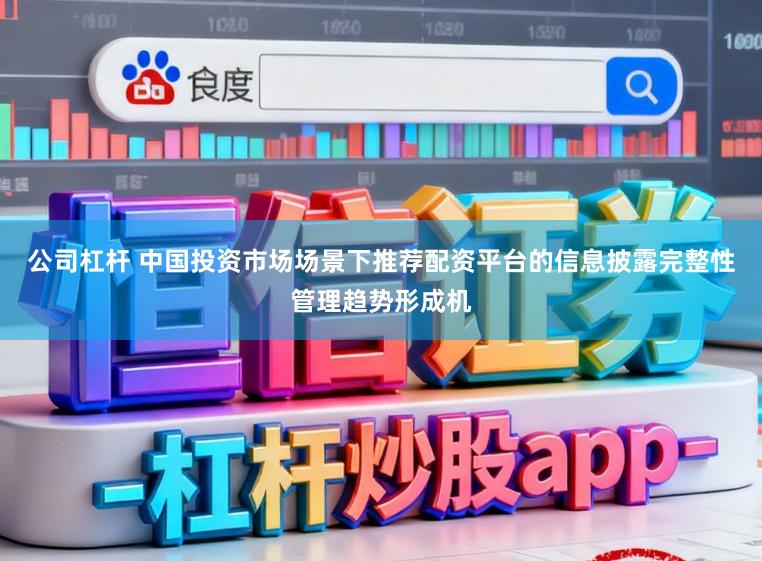公司杠杆 中国投资市场场景下推荐配资平台的信息披露完整性管理趋势形成机