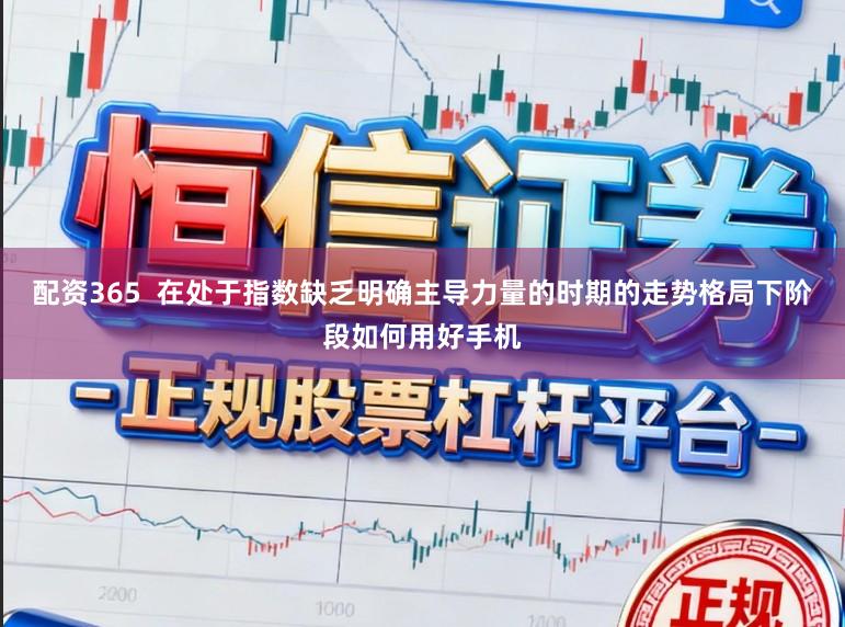 配资365  在处于指数缺乏明确主导力量的时期的走势格局下阶段如何用好手机