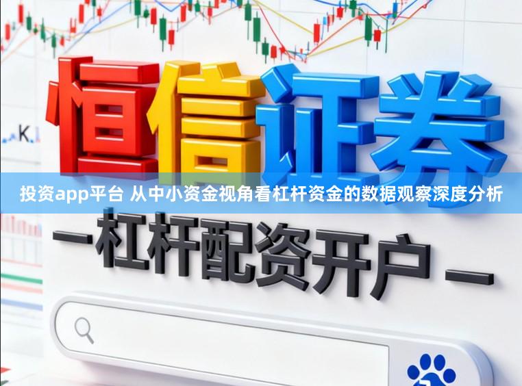 投资app平台 从中小资金视角看杠杆资金的数据观察深度分析