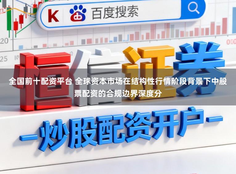 全国前十配资平台 全球资本市场在结构性行情阶段背景下中股票配资的合规边界深度分